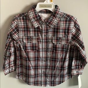 Boys bottom up shirt